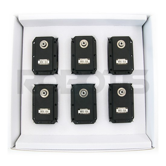 Pack de 6 servos Dynamixel MX-64T