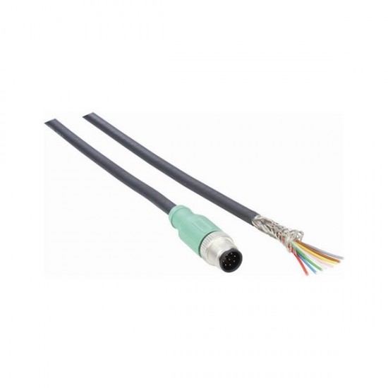 M12 power cable with 8 pins for Sick LMS111 laser scanner