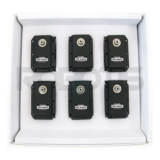 Pack de 6 servos Dynamixel MX-64AR