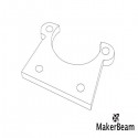 Stepper bracket flat for MakerBeam