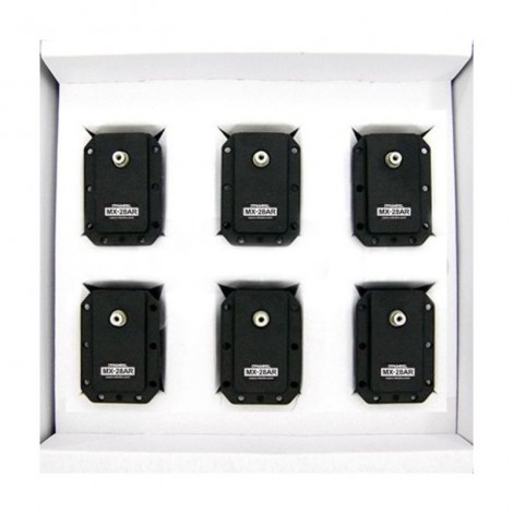 Pack of 6 Dynamixel MX-28AR servo motors