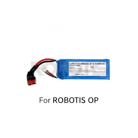 Batterie LB-012 de rechange pour Turtlebot 3 et Robotis OP (11,1V 1800mAh)