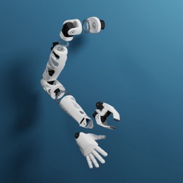 Robot humanoïde modulable Reachy