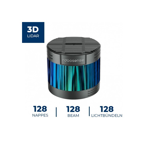 RS-Ruby Robosense 3D-Laser-Entfernungsmesser (LiDAR)