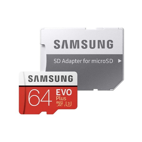 Samsung 64 GB Evo Plus UHS 3 SD Card with Adapter for Raspberry Pi and Nvidia Jetson