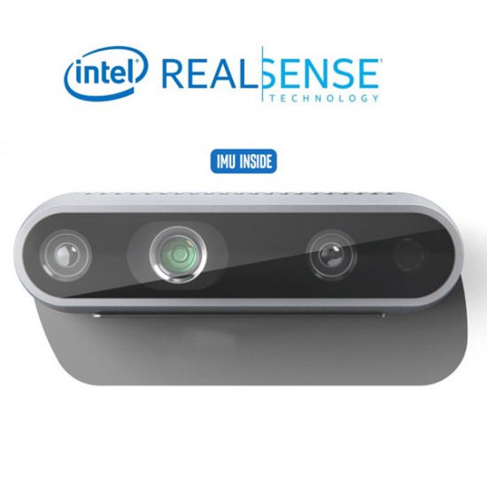 Intel® RealSense™ Camera de profondeur D435i (trépied inclus)