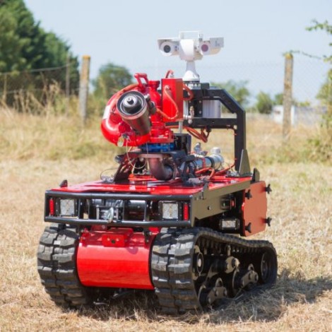 Ortsbeweglicher Raupen-Roboter TEC800 (UGV)