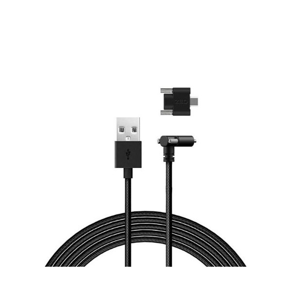 ZED 2i USB 3.0 Type-C Kabel mit rechtwinkligem Stecker und doppelter Schraubsicherung