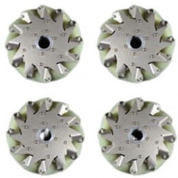 8-Inch Industrial Mecanum Wheel Set (150kg Load)