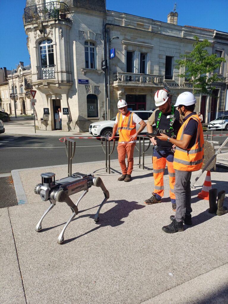 TEST SUEZ - Robot quadrupède B2