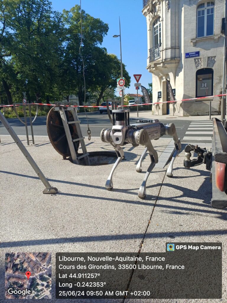 TEST SUEZ - Robot quadrupède B2